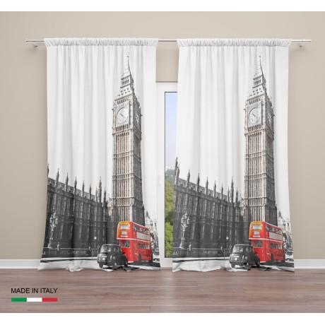 LONDON TENT English BUS cm.160X240 hecho MADE en mezcla de lino ITALIA 2