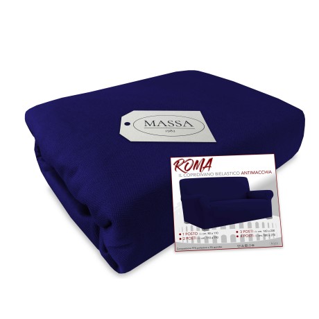 blue stretch sofa cover