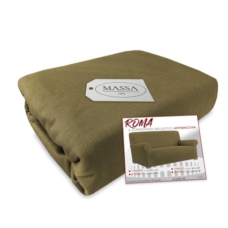 Beige dove grey hazelnut stretch sofa cover