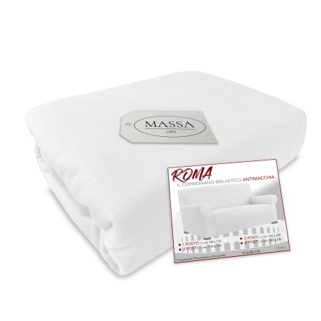 white stretch sofa cover
