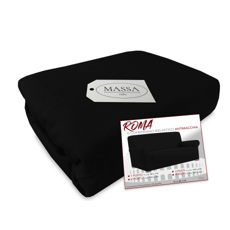 Funda de sofá elástica negra