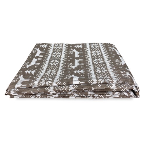MALLA DE CORTINA TIROLINA BEIGE cm.160X300 hecha MADE en mezcla de lino ITALIA