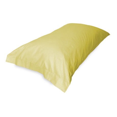 COPPIA federa per GUANCIALE STRONG tinta unita GIALLO cm. 52X82 2