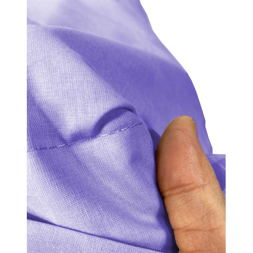 PAIR of pillowcase for STRONG PILLOW solid color LILAC cm. 52X82