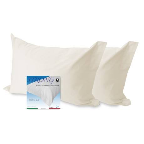 Cream cotton bed cases
