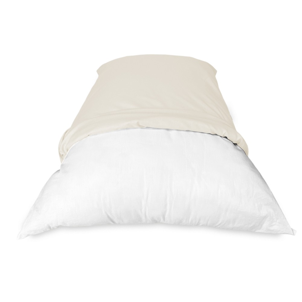 PAAR Kissenbezug für STRONG einfarbige CREME Kissenbezug cm. 52X82 cm