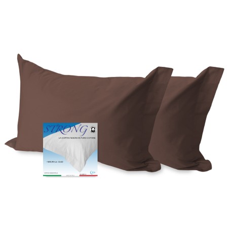 PAAR Kissenbezug für STRONG einfarbig BRAUN cm. 52X82 cm