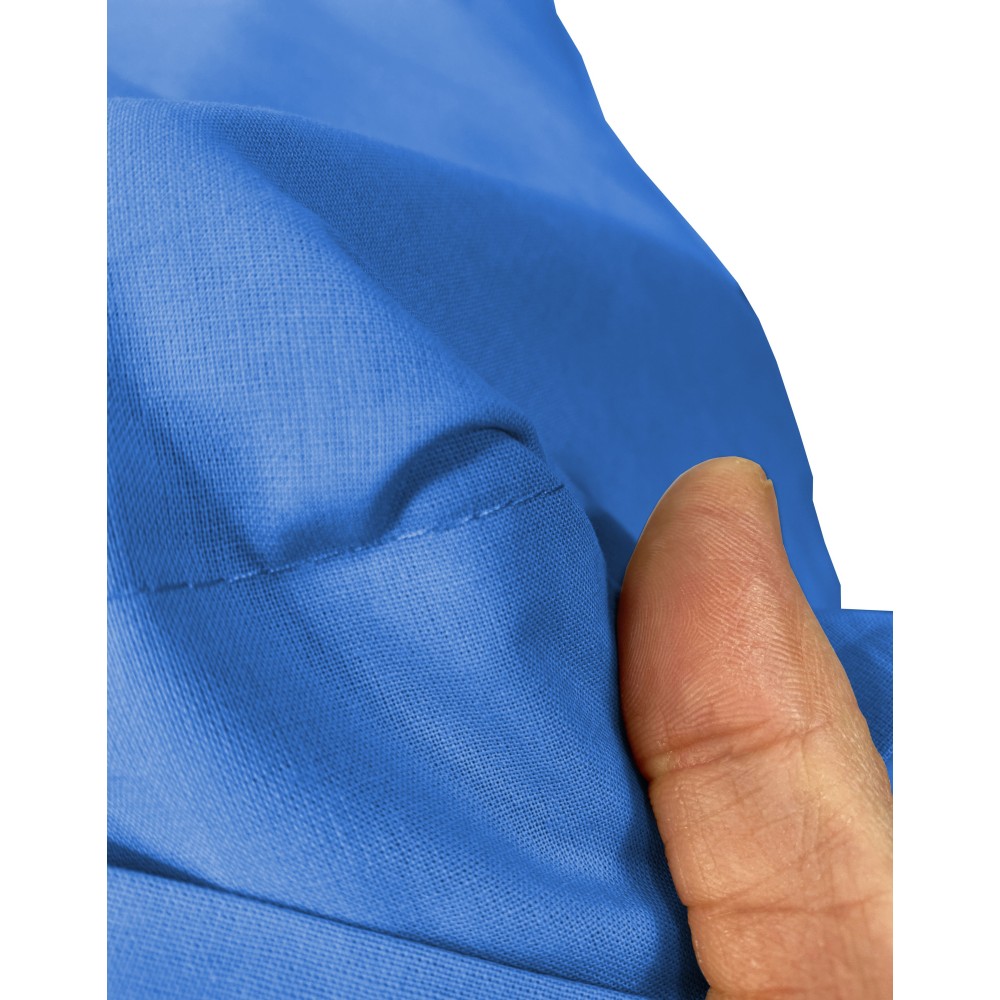 COPPIA federa per GUANCIALE STRONG tinta unita BLUETTE cm. 52X82