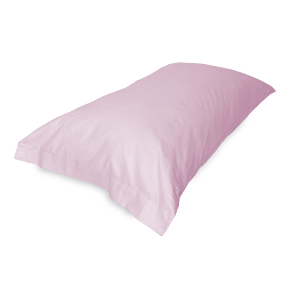 COPPIA federa per GUANCIALE STRONG tinta unita ROSA cm. 52X82