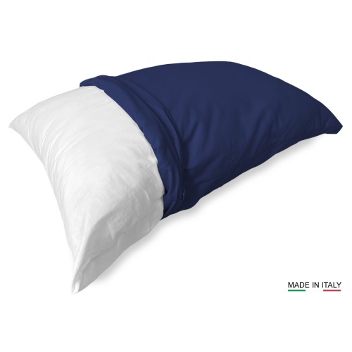 PAR de fundas de almohada para STRONG PILLOW en color AZUL OSCURO cm. 52X82