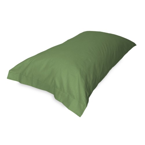 PAIRE LA TAIE DE L'OREILLER EN VERT PRAIRIE CM. 52X82