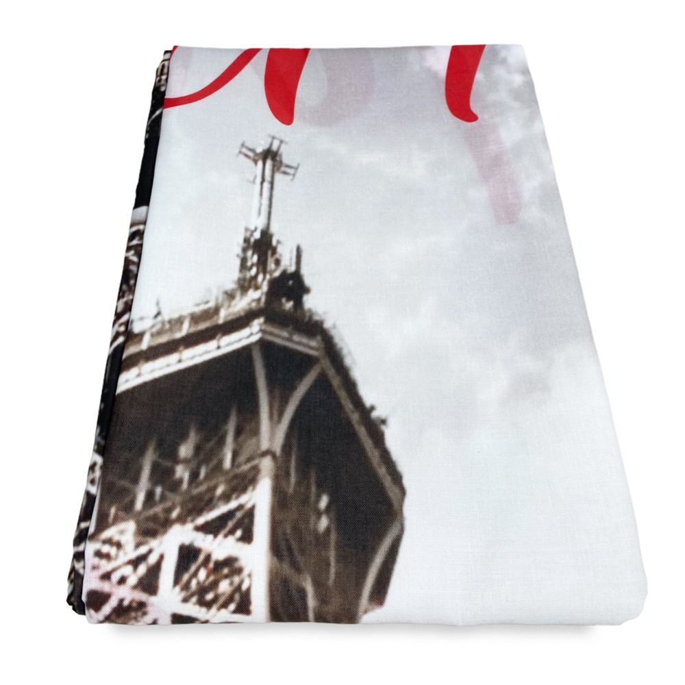 TENTE I LOVE PARIS cm.160x300 emballé Made in ITALY lin mélange
