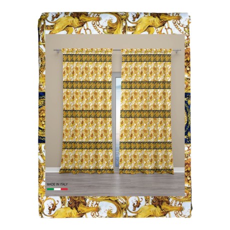 Tienda de campaña estilo Versace