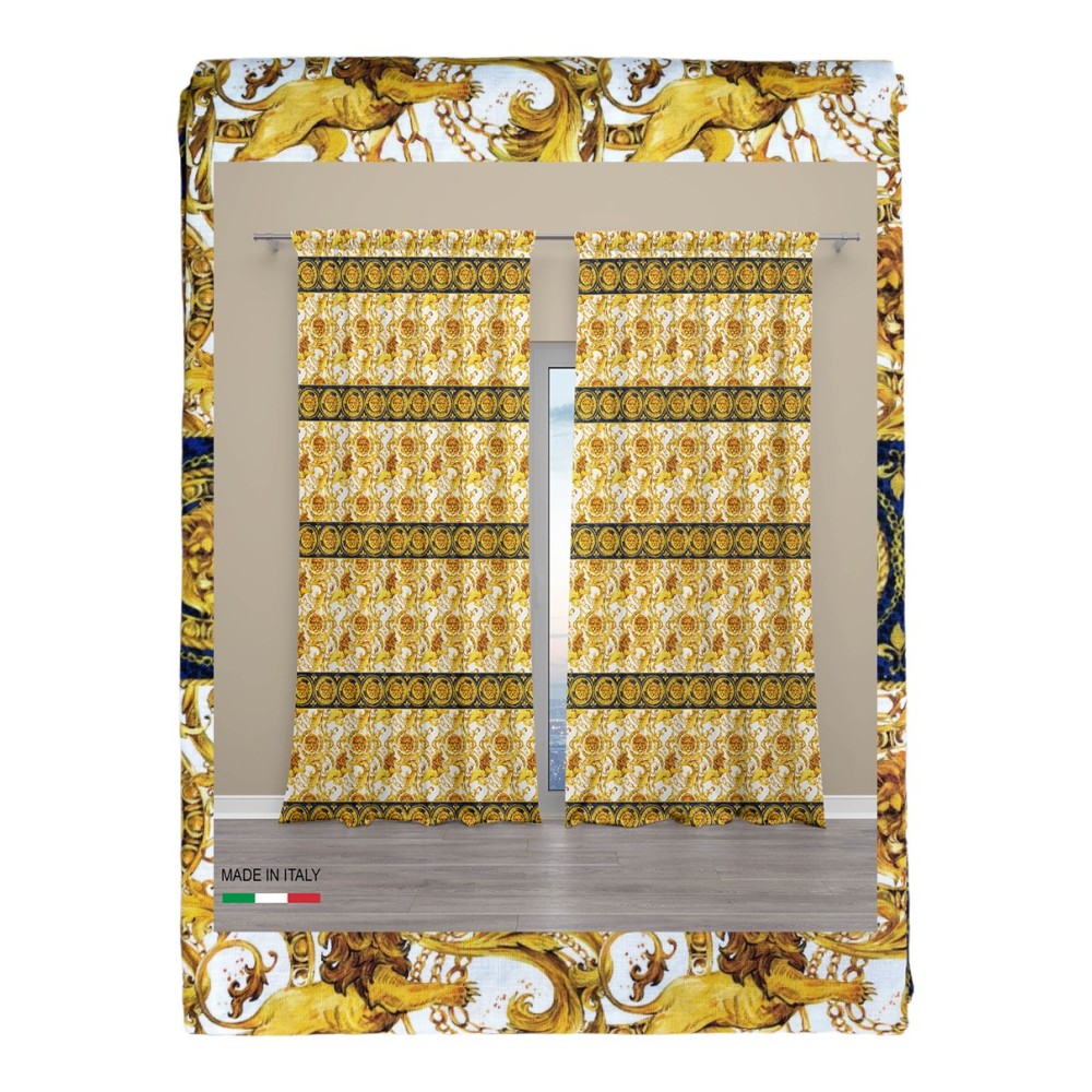 Tienda de campaña estilo Versace