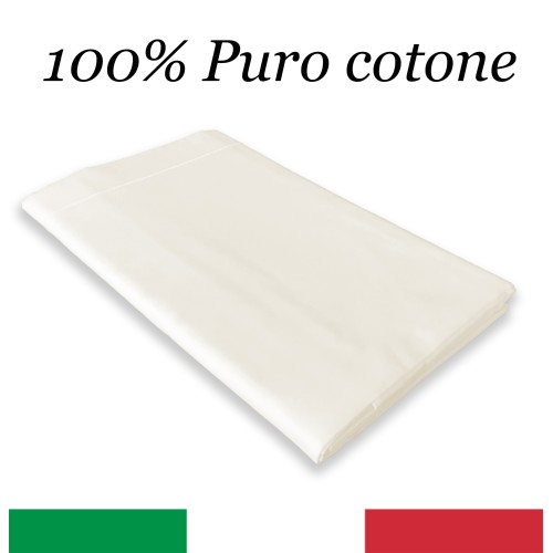 LENZUOLO di sopra CORDONETTO STRONG panna made in Italy