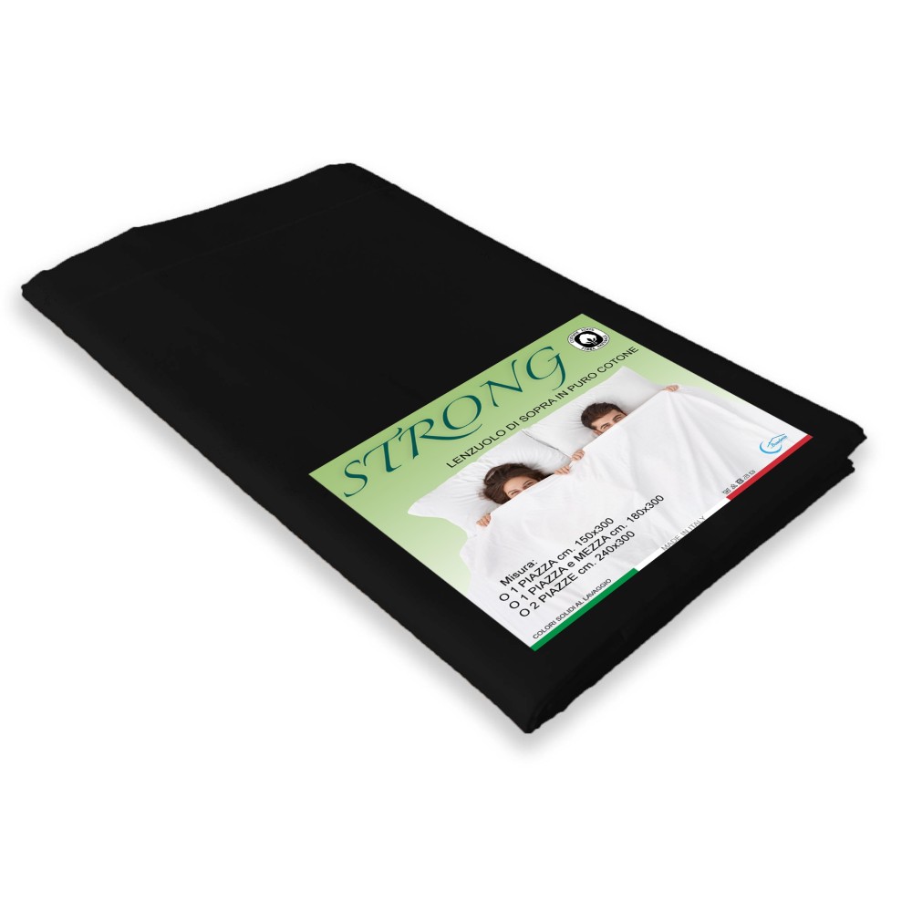 black pure cotton sheet