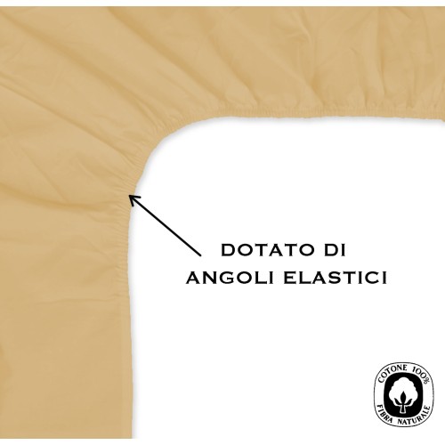DRAP HOUSSE AVEC COINS JOLI CRÈME FOUETTÉE