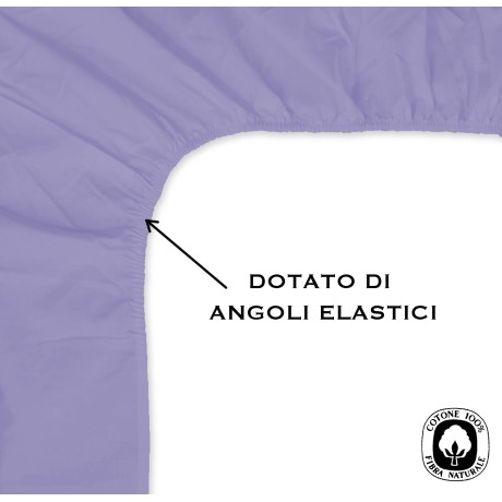 DRAP HOUSSE AVEC COINS JOLI LILAS 2