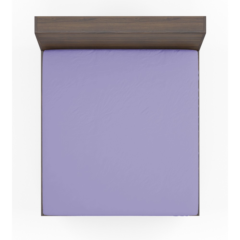 SÁBANA con ESQUINAS FUERTE color lila lila hecho en Italia
