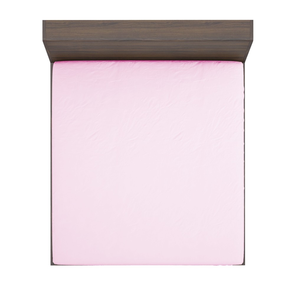 DRAP HOUSSE AVEC COINS JOLI ROSE
