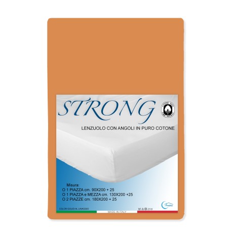BLECH mit ECKEN STARK einfarbig ORANGE made in Italy