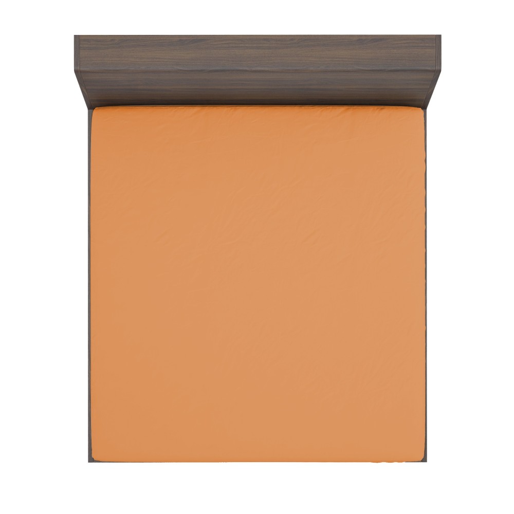 DRAP HOUSSE AVEC COINS JOLI ORANGE