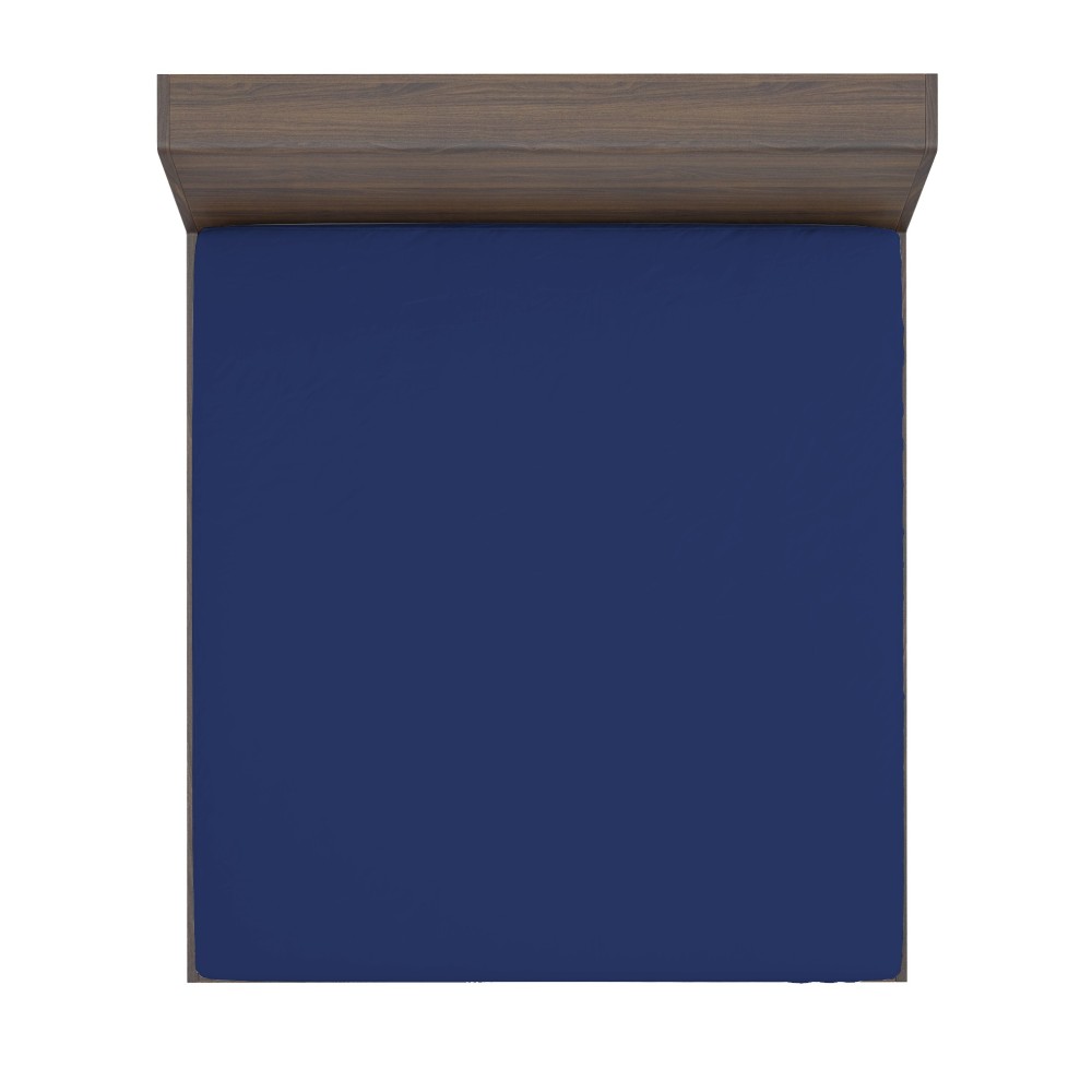 DRAP HOUSSE AVEC COINS JOLI BLEU FONCÉ