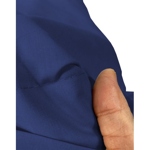 LENZUOLO con ANGOLI STRONG tinta unita BLU SCURO made in Italy
