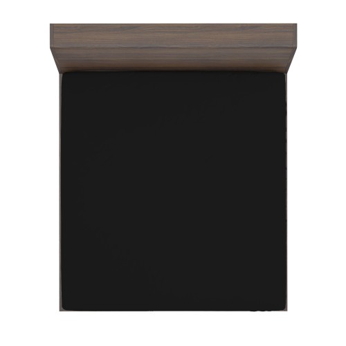 SHEET with CORNERS STRONG solid color BLACK made in Italy