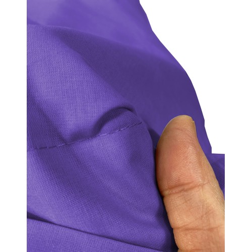 LENZUOLO con ANGOLI STRONG tinta unita VIOLA made in Italy