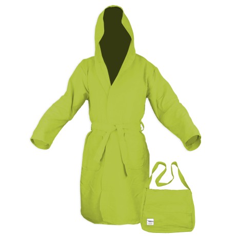 Bathrobe in soft, ultra-absorbent microfiber 2