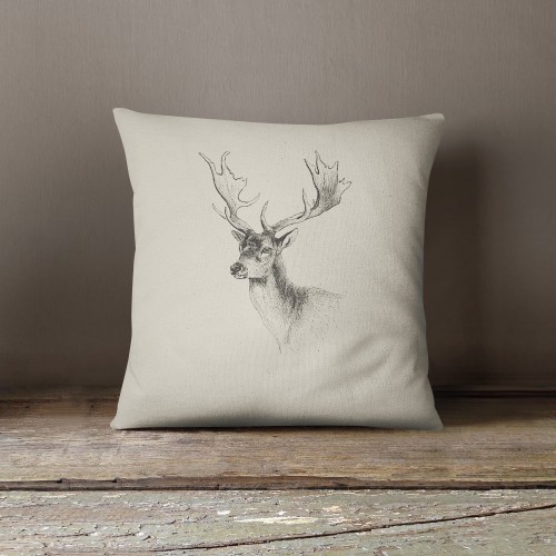 Coussin meubles tyroliens BEIGE DEER ECRÙ cm. 40x40