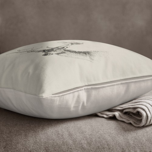 Cushion DECOR tyrolean CERVO beige ECRÙ cm. 40x40