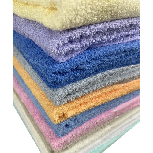 Towel + guest set in cotton terry and aida canvas to be embroidered