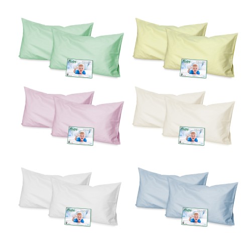 PAR DE FUNDA DE ALMOHADA PEDRO para CUNA CM. 40X60 TODOS LOS COLORES