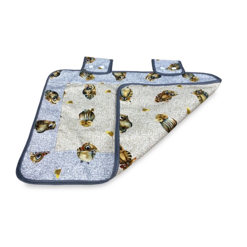 BACKOFENABDECKUNG OFENABDECKUNG EULEN BEIGE