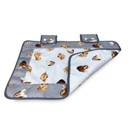 OVEN COVER OVEN COVER DOGS LIGHT GREY 2