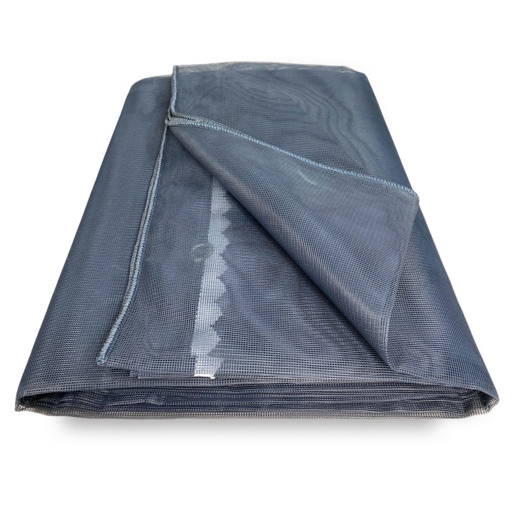 TENDA rete zanzariera MARQUISETTE da esterno piombata in 8 misure diverse unito GRIGIO
