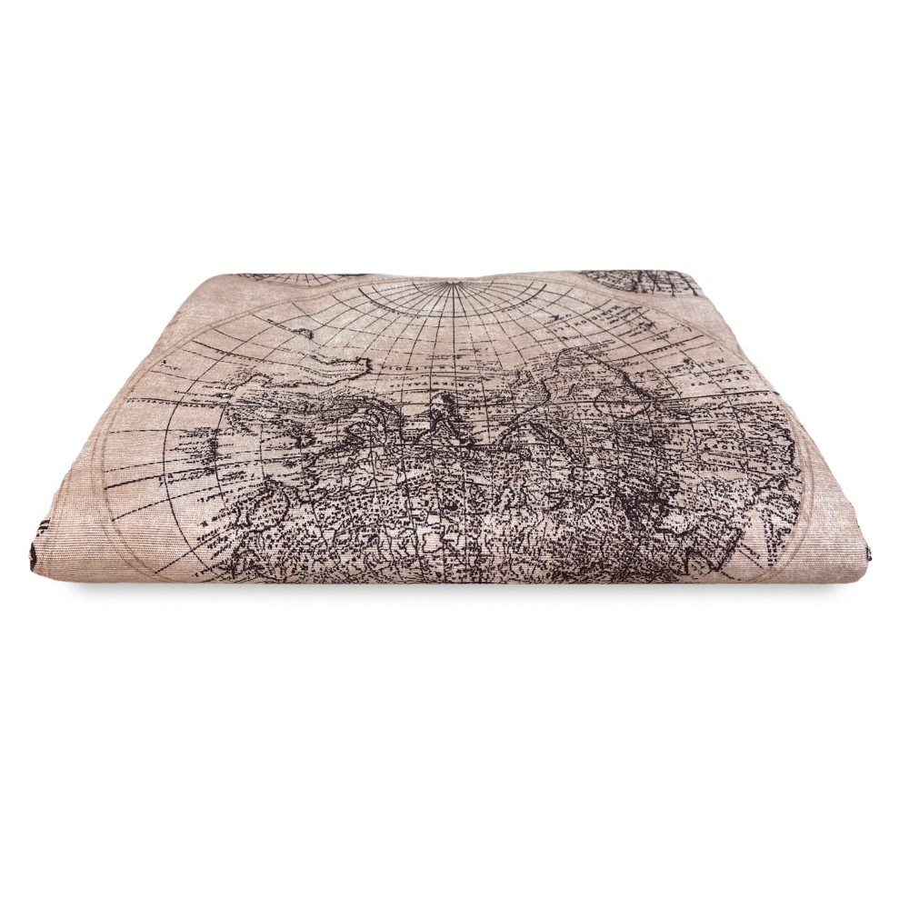 FURNISHING COVER GRAN SCARF bedspread SOFA COVER fabric LONETA MONDO BROWN
