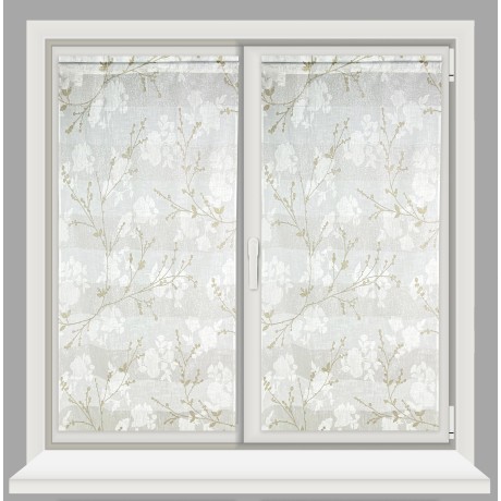 Cortina de cristal sobre beige 2