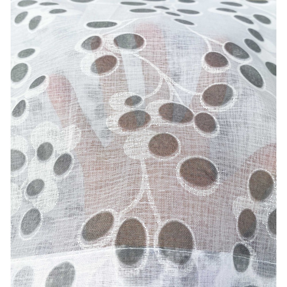 pair of GREY SPRING glass CURTAIN
