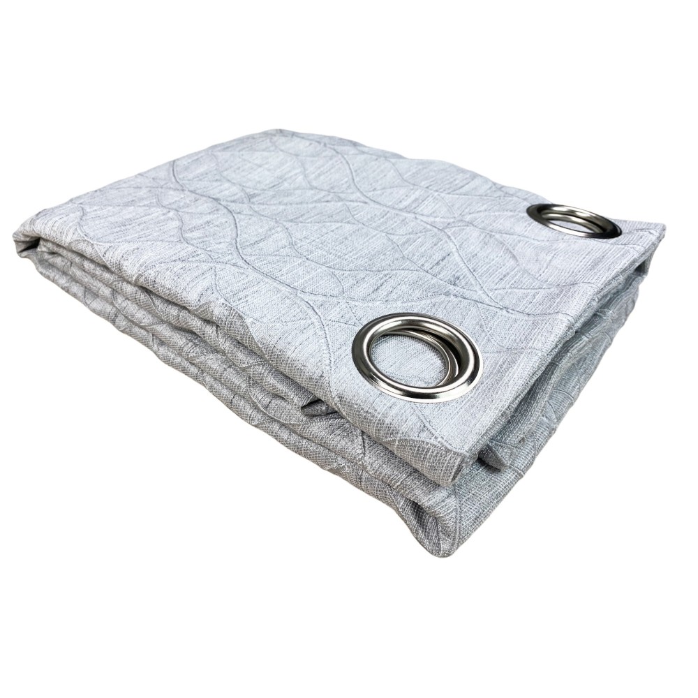 LUNEL CURTAIN in solid color GREY cm. 140X280 OPAQUE PACKAGED