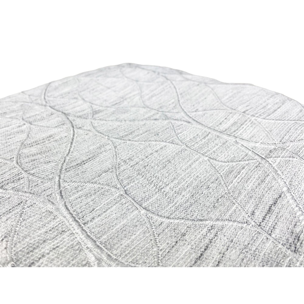 RIDEAU LUNEL en couleur solide GRIS cm. 140X280 COUVERT emballé