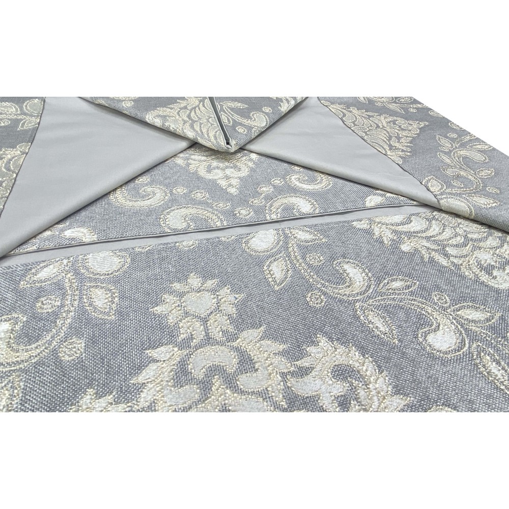 ROSY SATIN SATIN GREY DOUBLE BED SHEET and BEDSPREAD bridal idea