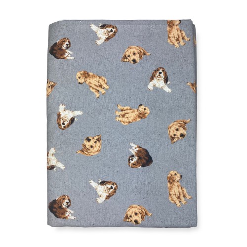 Handtuchbezug GRAN SCARF TAGESDECKE Sofabezug Stoff DIGITY CANI dunkelgrau aus reiner Baumwolle