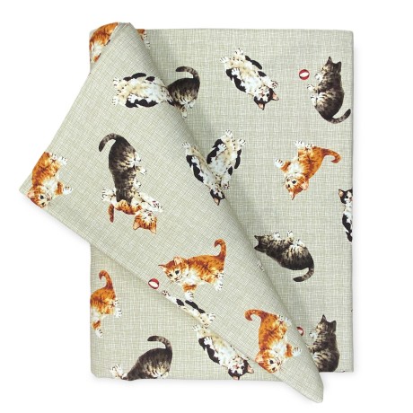Beige cotton TAVOLINI TABLECLOTH