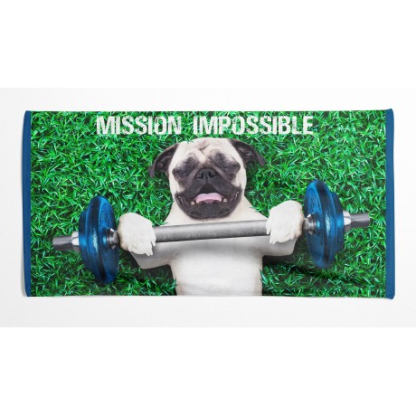 MISSION IMPOSSIBLE terry beach towel large cm. 90 X 170