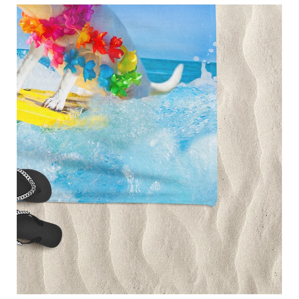 SERVIETTE DE PLAGE dans l’éponge SURF MANIA mesure grand cm. 90 X 170