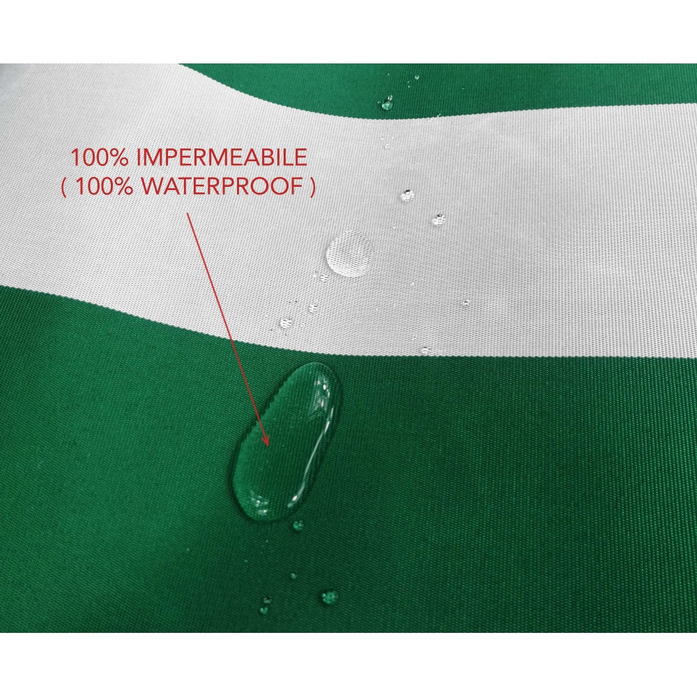 TOLDO DE EXTERIOR VERTIGO BALCÓN JARDÍN RIGONE GREEN impermeable y repelente al agua
