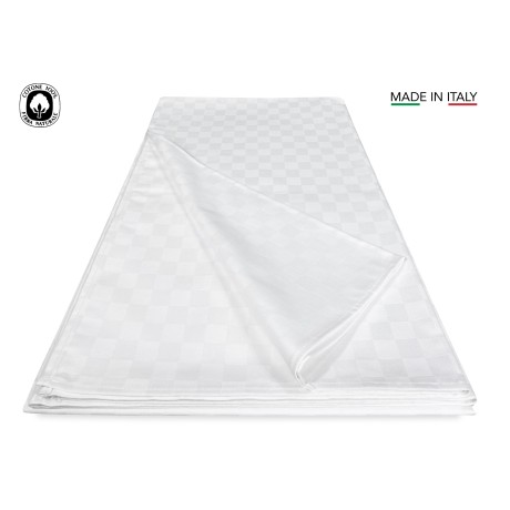 Nappe en vrac en FIANDRA BLANC pur coton 2